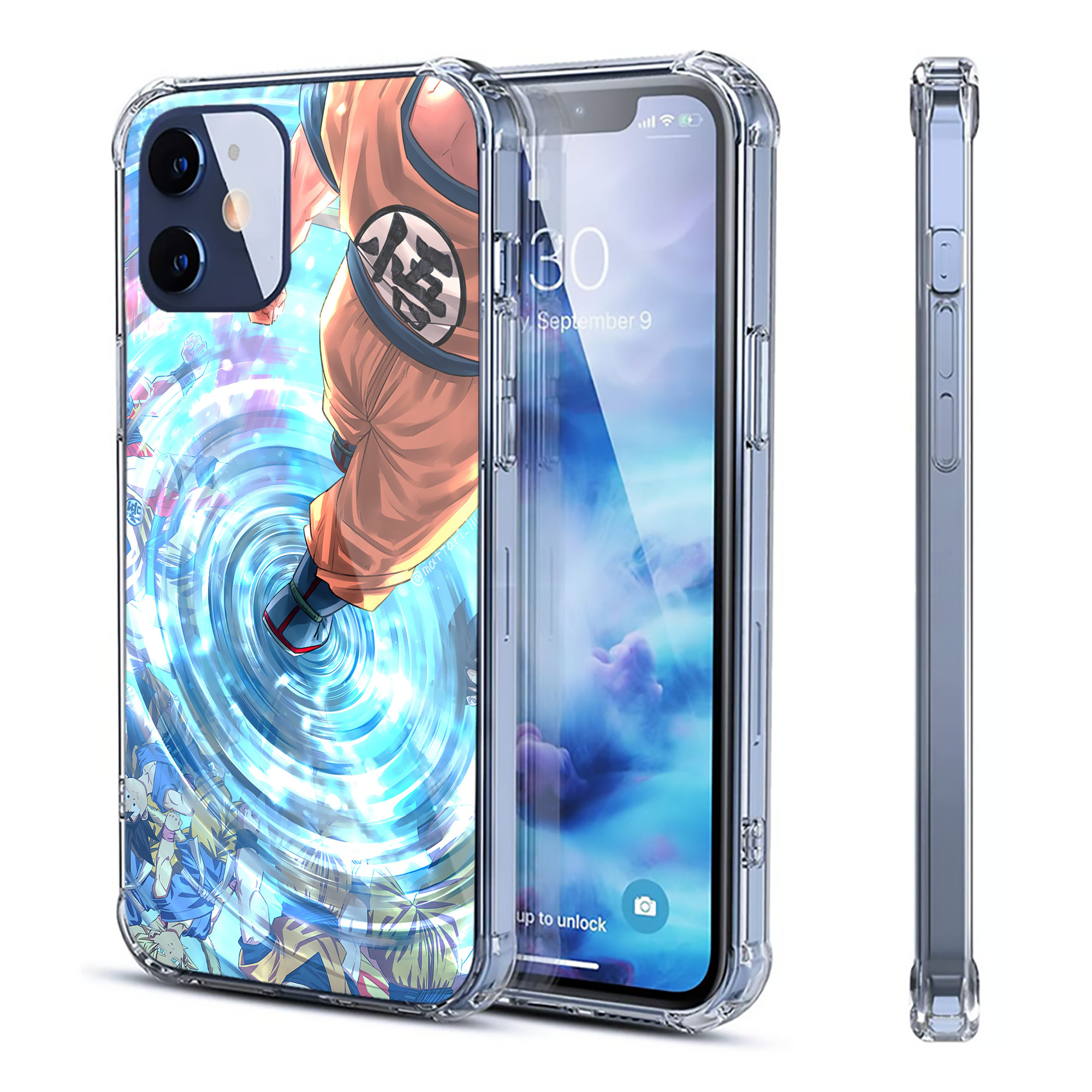 （画像用） ドラゴンボール DRAGON BALL 【iPhone 12シリーズ対応】透明スマホケース（クリアソフトケース）